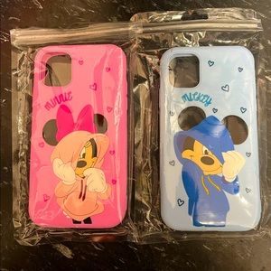 Two iPhone 11 silicon phone cases